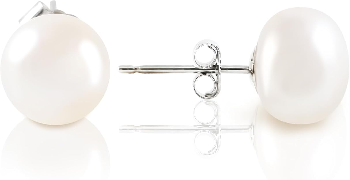 MULYQYTU Pearl Stud Earrings