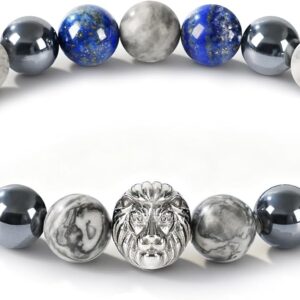 M SHUYUN men's bead bracelet