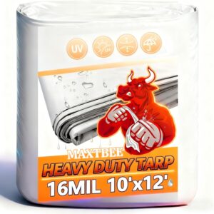 MAXTBEE heavy duty tarp 10x12