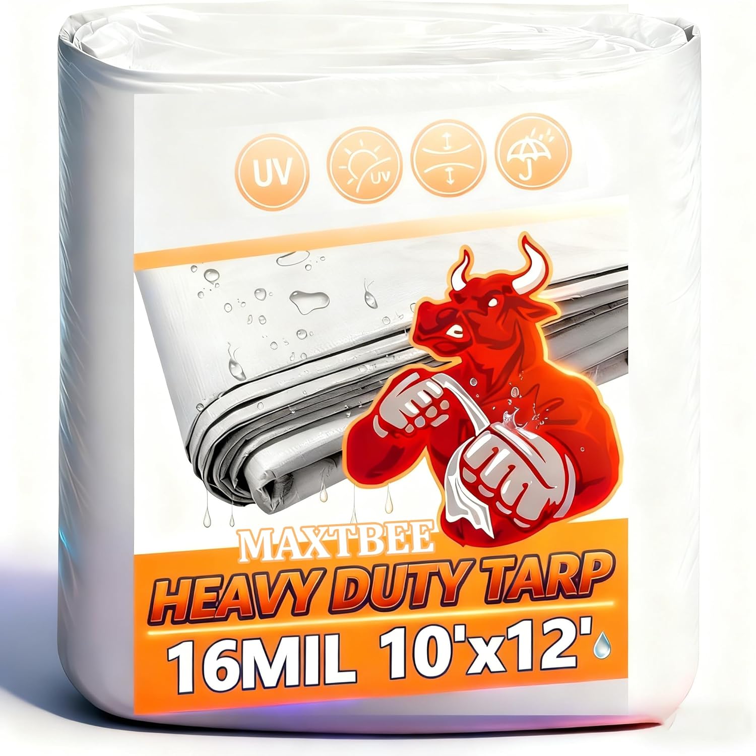 MAXTBEE heavy duty tarp 10x12