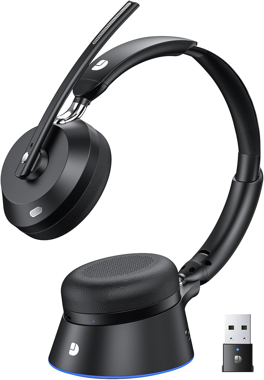 Dytole Wireless Headset with Mic for Work
