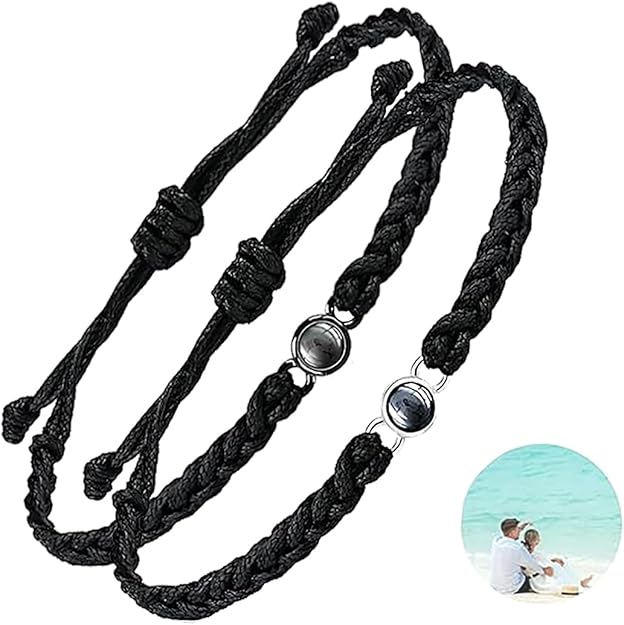 AMAWIN Custom Bracelets with Picture Inside