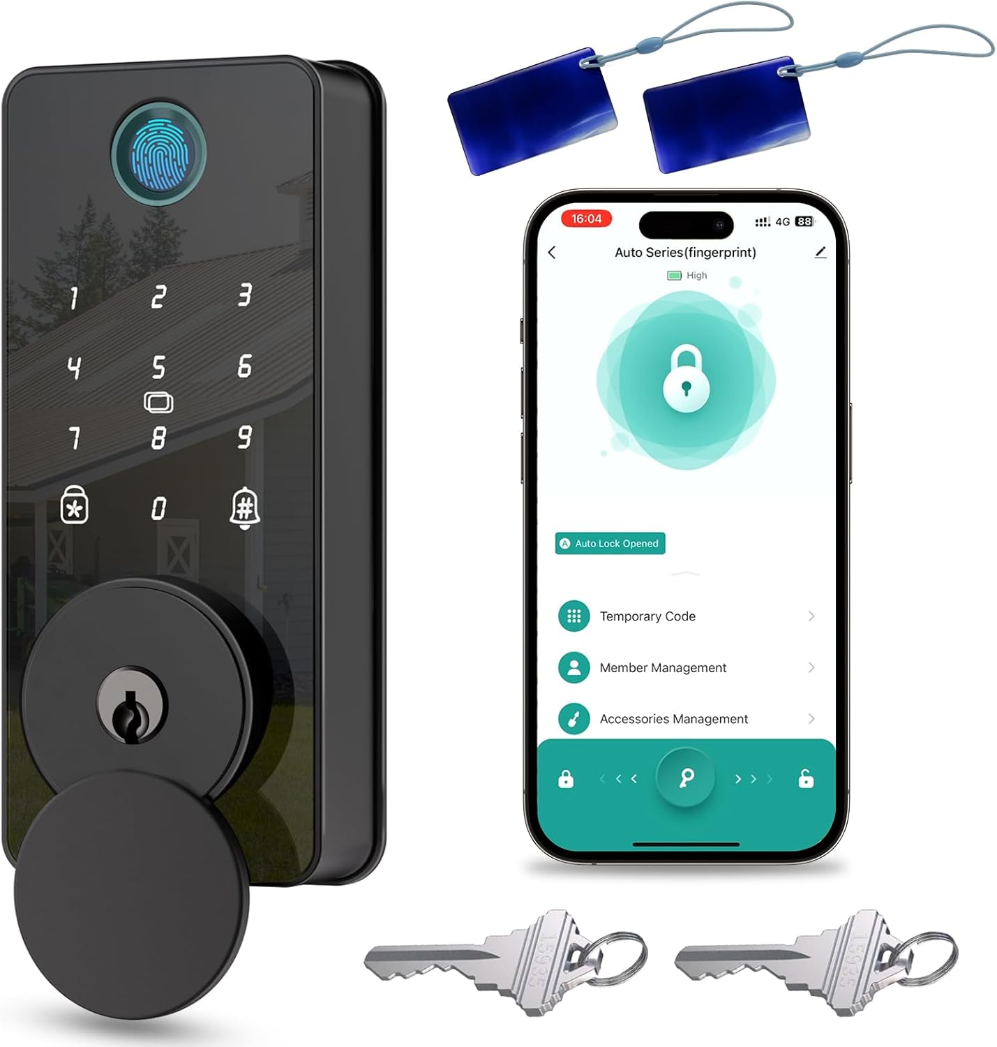 biquole fingerprint door lock