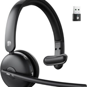 Dytole wireless headset with mic for work