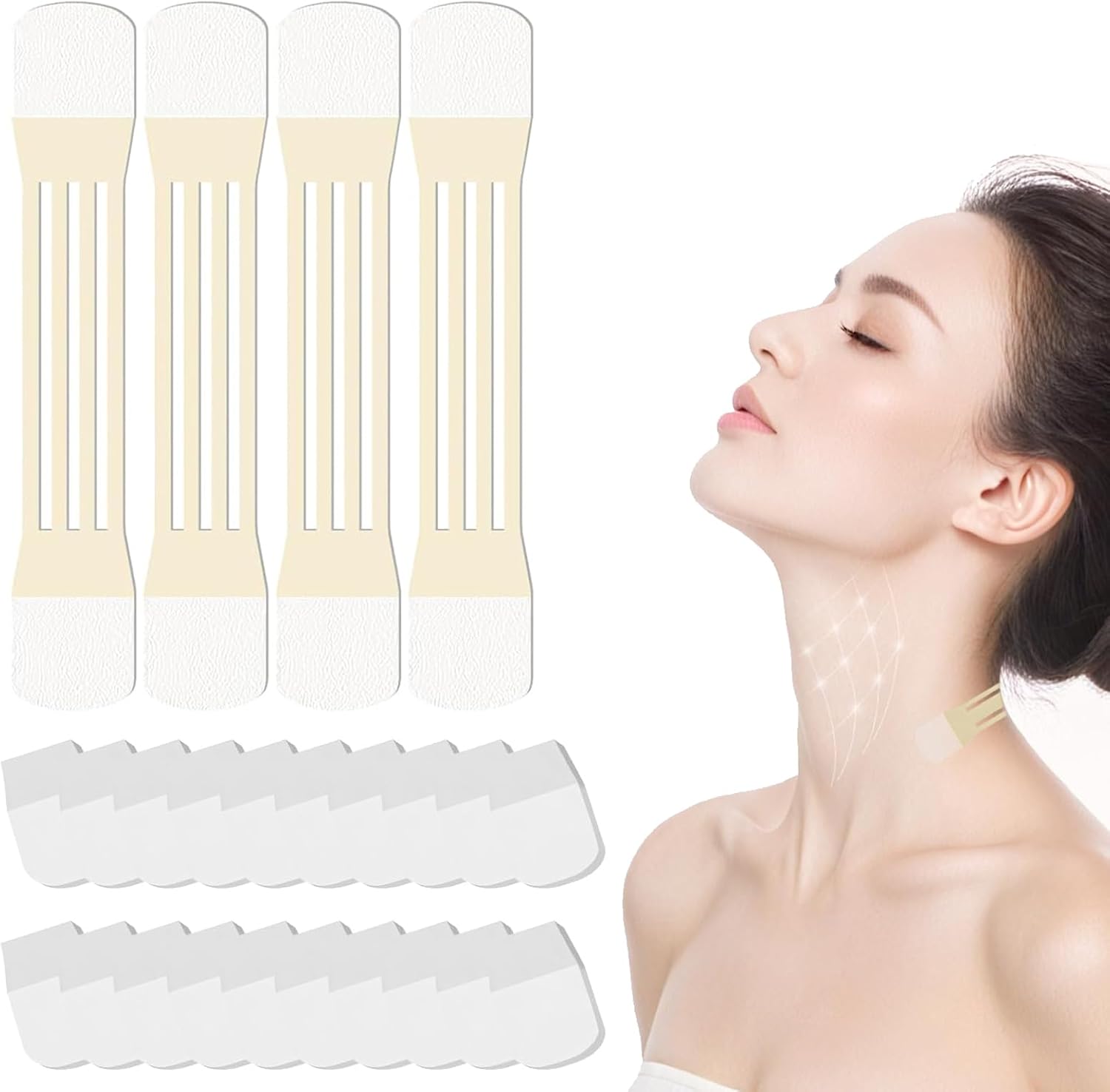 HOUSN Kit de Cintas Lifting, 20 Parches Invisibles + 4