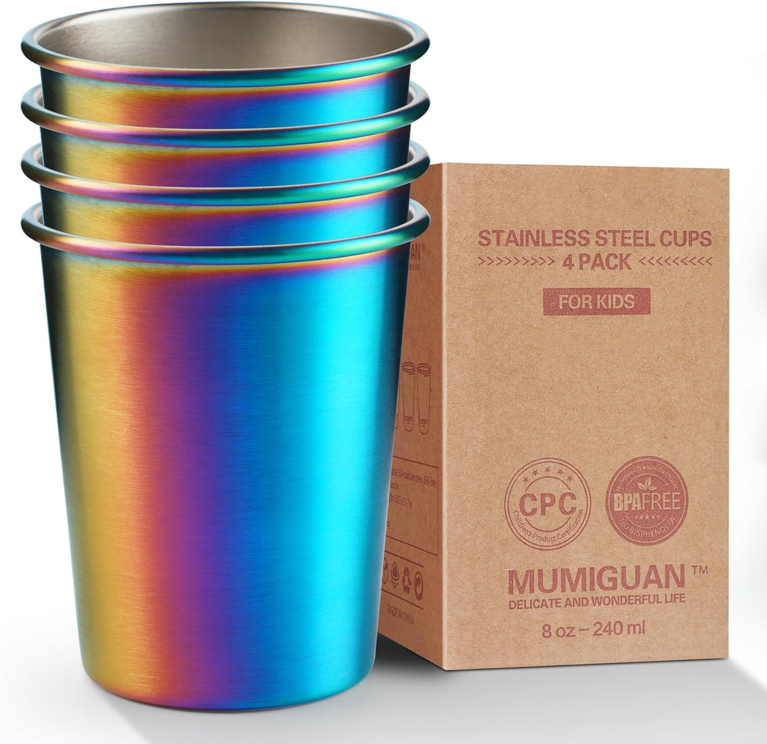 MUMIGUAN stainless steel cups