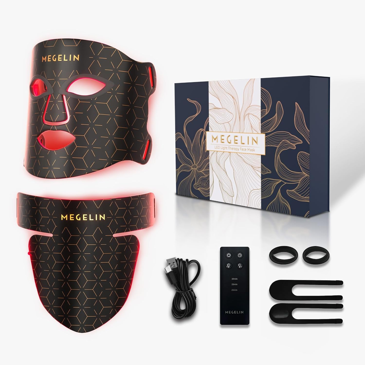 MEGELIN led maske gesicht lichttherapie