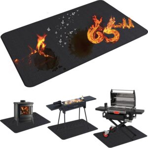 Demiwise grill mats for outdoor grill