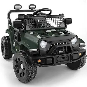 ELEMARA Ride On Car, Bluetooth Ride on Toys